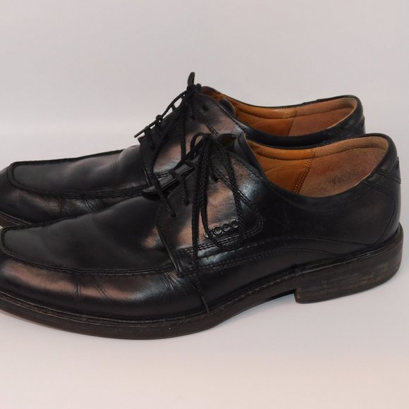 Ecco Men\'s Black Leather Oxford Size 43 (US Size 9-9.5) Dress Shoes main image 3